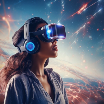 Representação visual de previsão com IA.